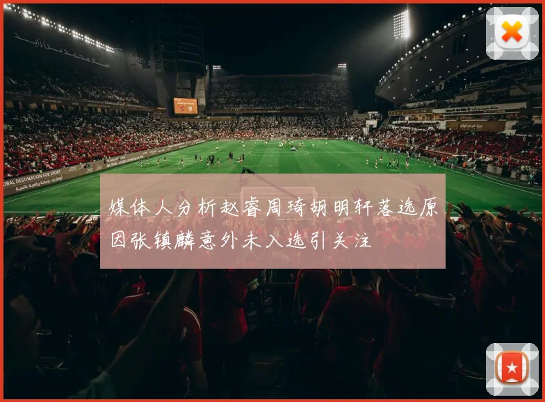 媒体人分析赵睿周琦胡明轩落选原因张镇麟意外未入选引关注